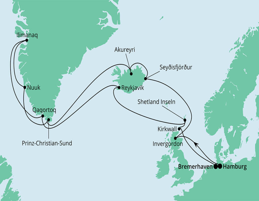 Island & Grönland ©AIDA Cruises