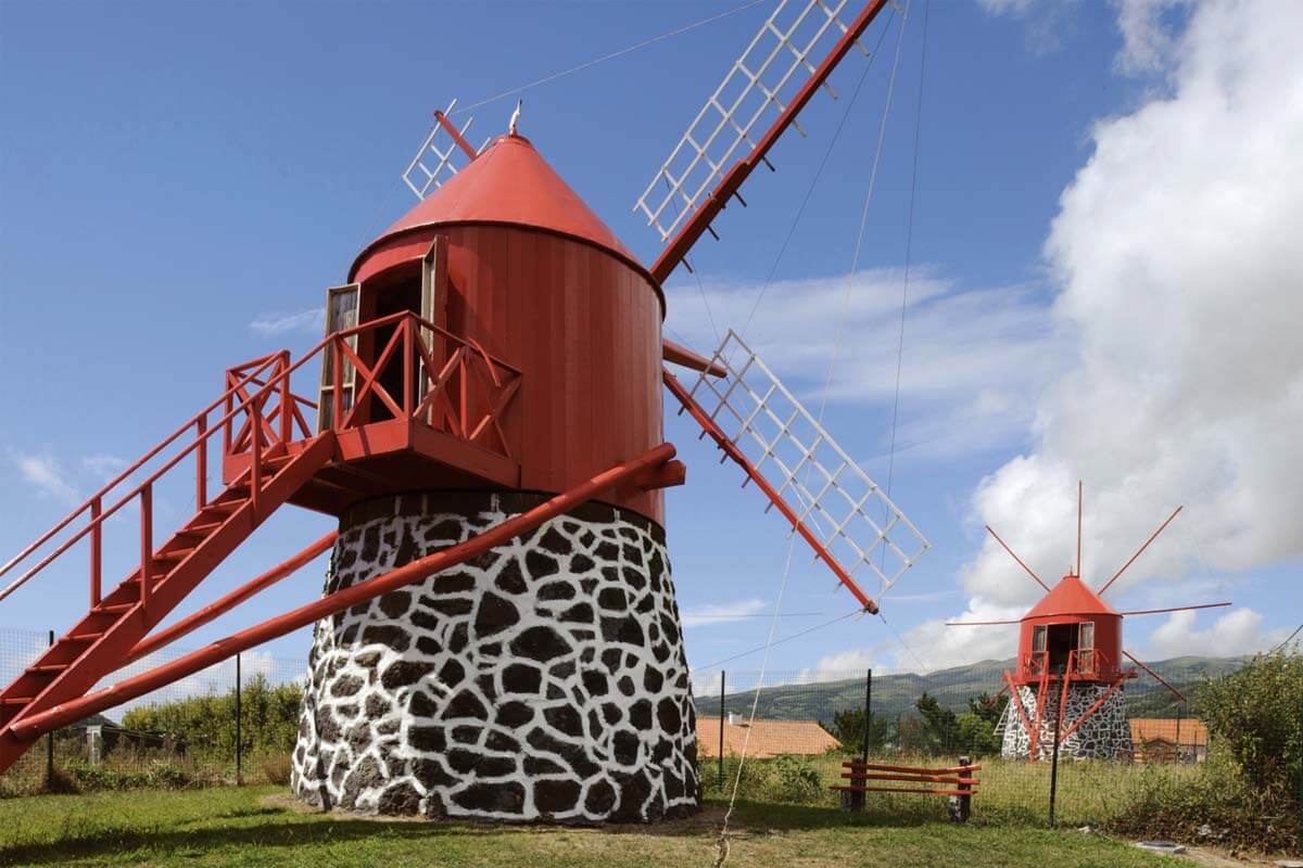 Azoren-Rundreise - Windmühlen auf den Azoren © Kneissl Touristik | Dirk Renckhoff (Alamy Stock Photo)